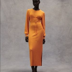 NWT Zara Knit Midi Dress